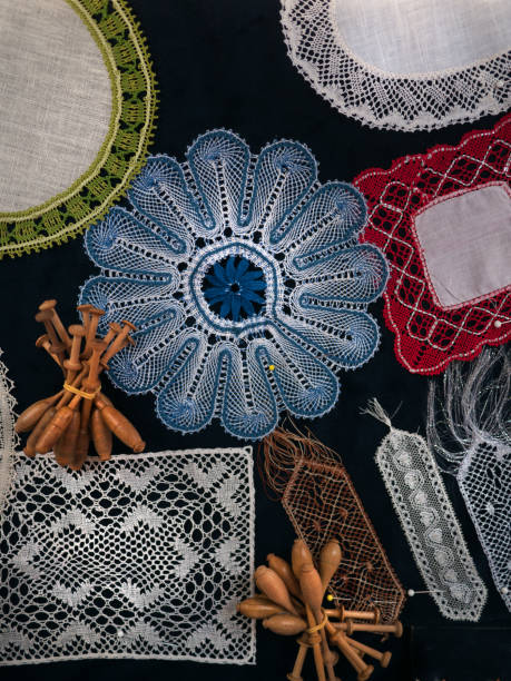 istock Dutch lace from tradional Raalter botermarkt east Netherlands 825972884