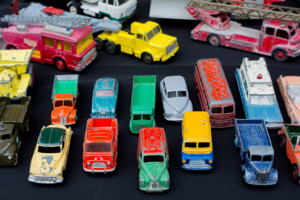 istock Die-cast zinc alloy miniature vehicles well worn 825973060