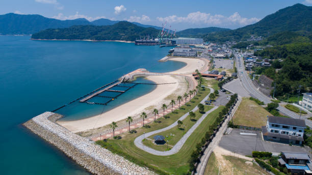 istock Hakatajima in Seto Inland Sea, Japan 825986194