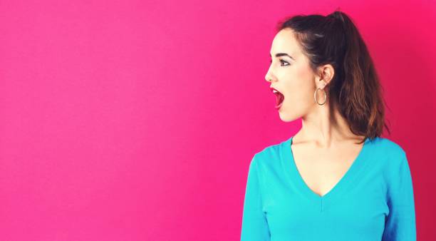 istock Profile of a young woman 825989222