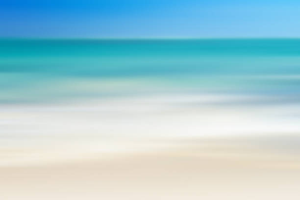 Seascape background blurred motion,defocused sea.