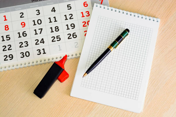istock close-up calendar. concept planning, count the days, time management 826002314