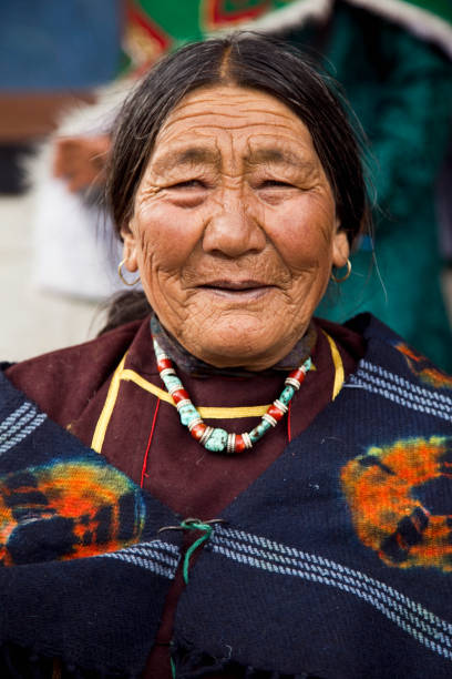 istock Portrait of elderly Buddhist woman 826002832
