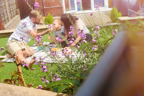 istock Family fun in the garden 826015030