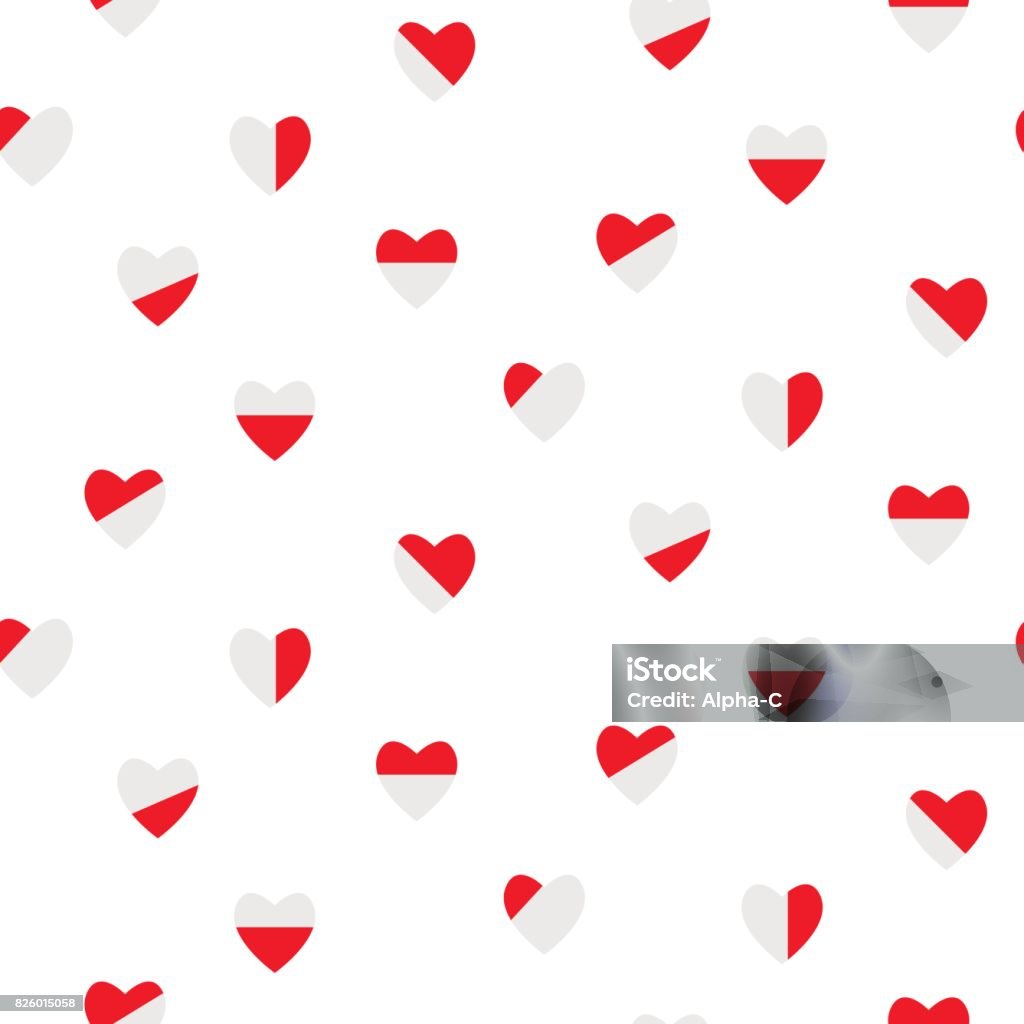 Stock Heart Pattern Seamless Vector Pattern Hearts Stock Illustration - Download Image Now ...