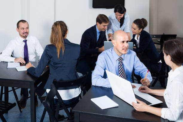 istock People working productively on business project together 826022384