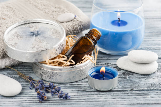 istock SPA composition with essential oil, lavender flowers 826031964