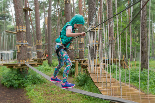 istock Girl at  adventure park 826041272