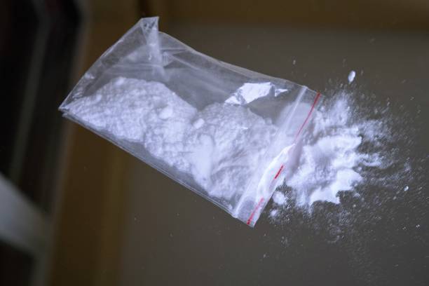 proszek narkotykowy kokainy - narcotic heroin addiction hepatitis zdjęcia i obrazy z banku zdjęć