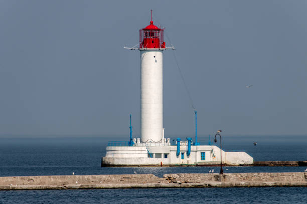 istock Lighthouse in the gulf of Odessa 826046816
