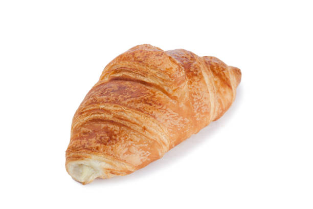 istock Golden croissant isolated 826055778