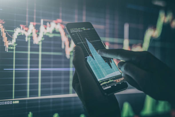 istock Businessman checking stock market data. 826058248