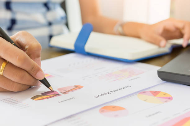 istock Businessman check profit document and calculate about and note data cost at home ,Finance managers task,Concept business and finance 826085254