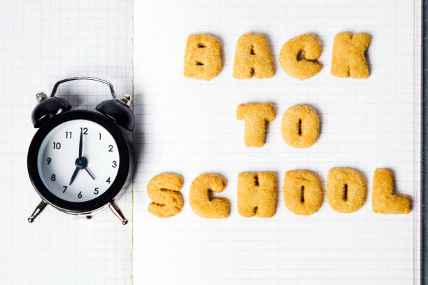 istock Back to school written with cookies 826085386