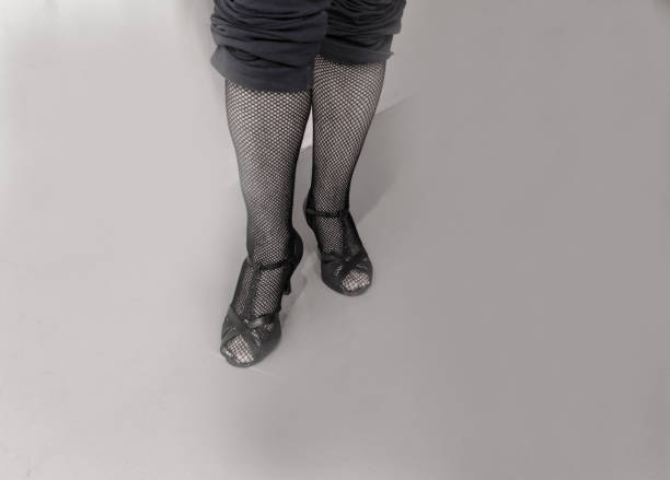 Woman dancing with salsa sandals