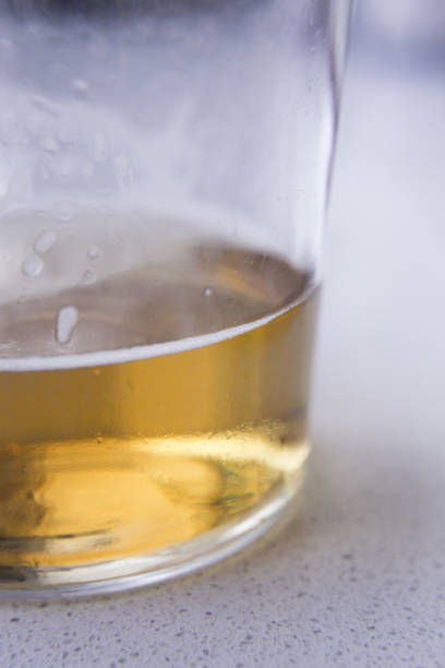 Beer in a glass cup