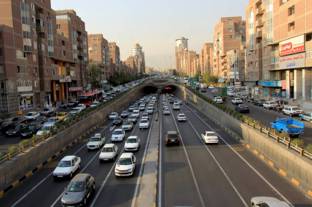 istock Cars passing through Tohid Tunnel in Tehran,Iran. 826120146