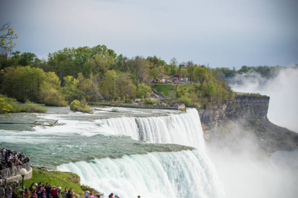 istock Closeup view of Niagara Falls Water Drop Point 826138786