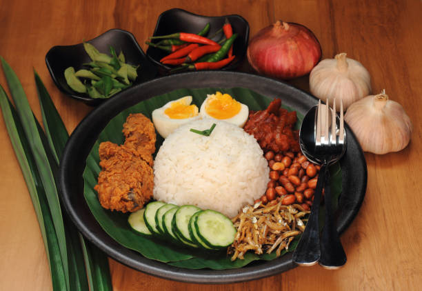 istock Malaysian nasi lemak food 826140090