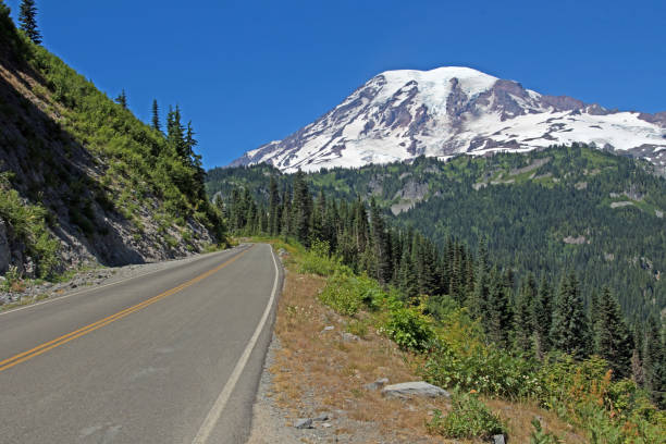 istock road to Mt Rainier 826143890