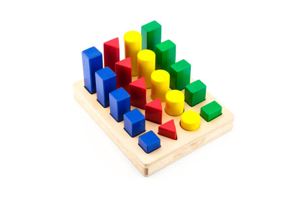 istock toy wood block multicolor building construction bricks isolated on white background. 826151308
