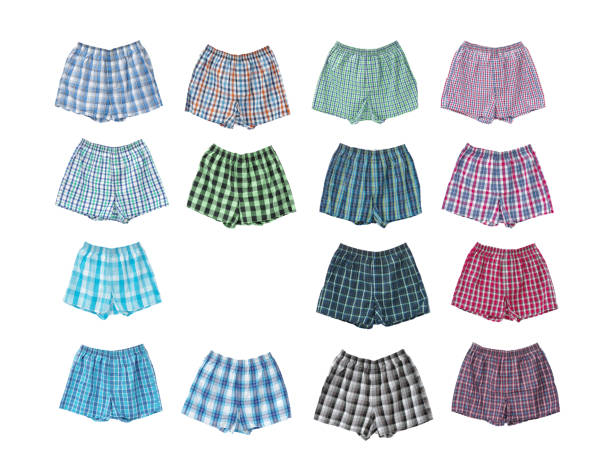 istock Pair of boxer shorts isolated on white background 826151486
