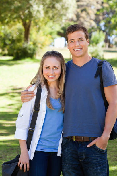 istock Portrait of a student couple 826155232