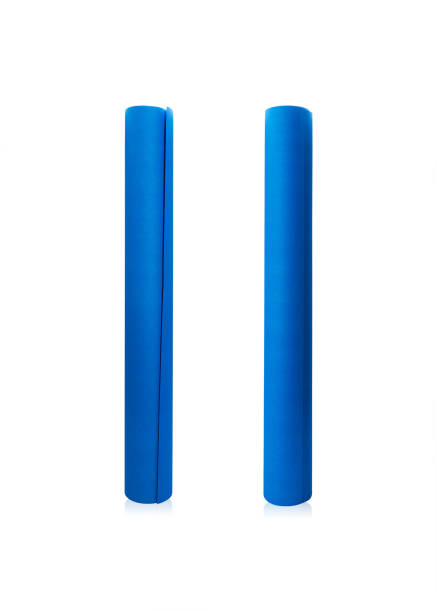 istock Blank paper roll on isolated white background. Empty blueprint roll of paper for your design. ( Clipping path or cut out object for montage ) 826155390