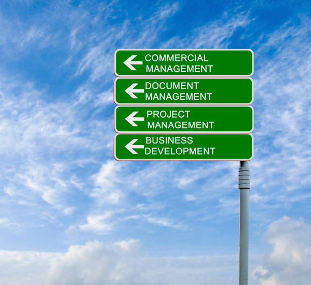 istock Direction road to commercial management 826158618
