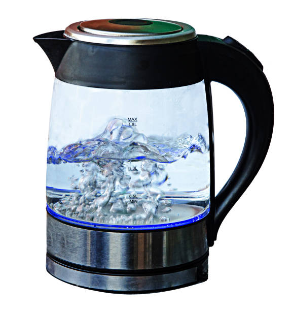 istock Electric kettle isolated on white background 826159684