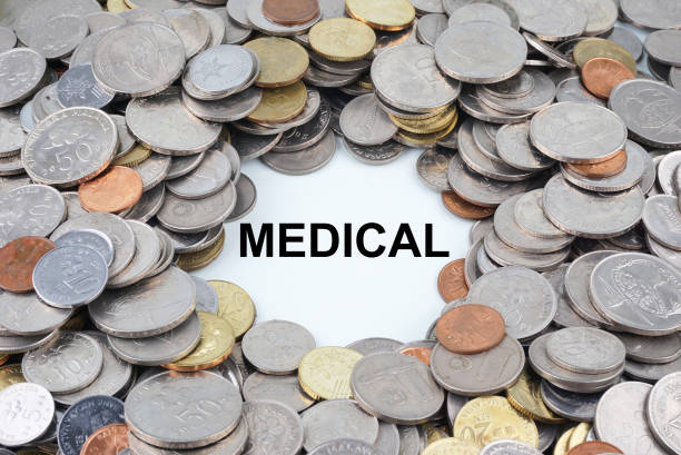 istock MEDICAL text centre of coins on saving concept 826163514