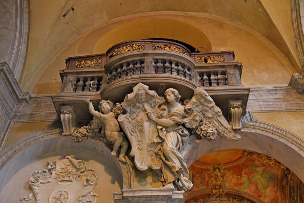 istock Interior of Basilica Parrocchiale Santa Maria del Popolo 826164036