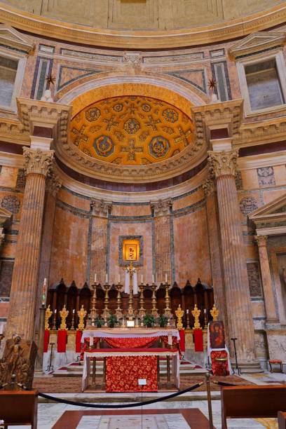 istock Interior of Pantheon in Rome, Italy 826166522