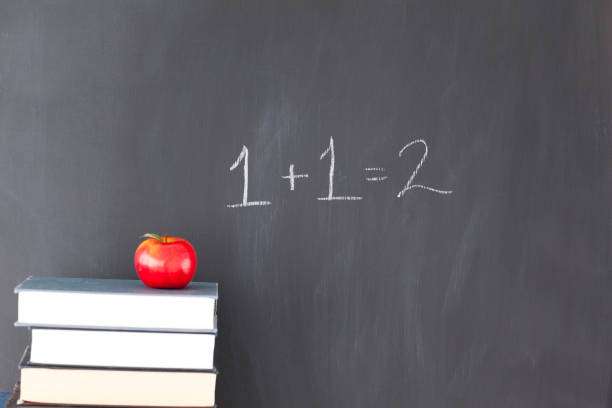 istock Books with an apple and a chalkboard 826178724