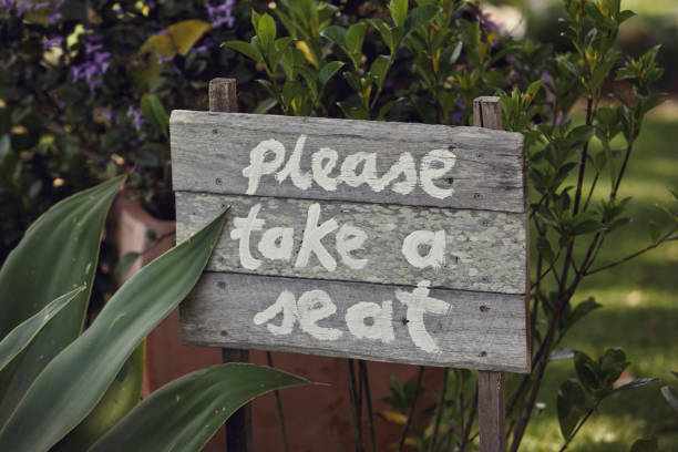 istock Pleases Take A Seat sign 826190440