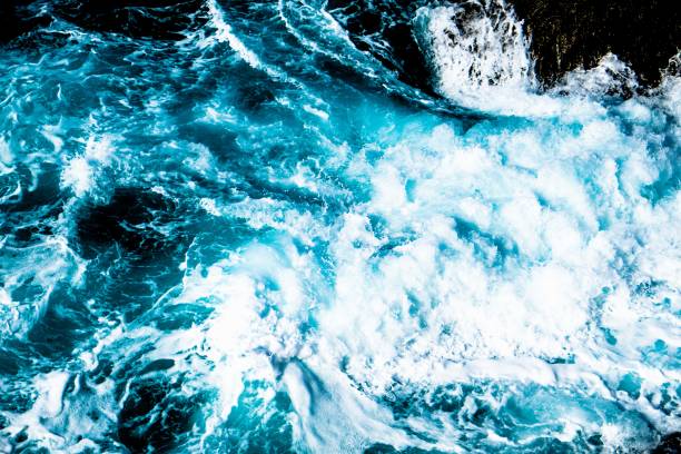 istock Ariel view of water churning in ocean 826191434