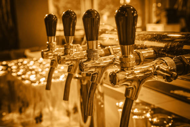 istock Beer faucet, beer dispenser 826194376