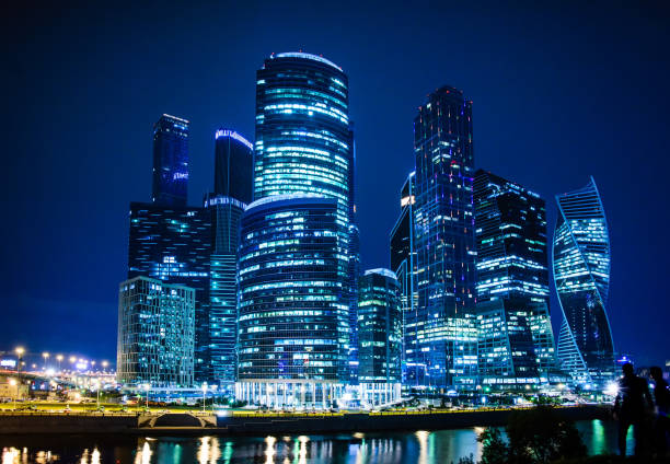 istock Moscow City at night 826203792
