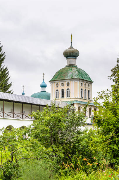 istock Tikhvin Assumption Monastery, a Russian Orthodox monastery founded in 1560,  (Tihvin, Saint Petesburg region, Russia) 826228234