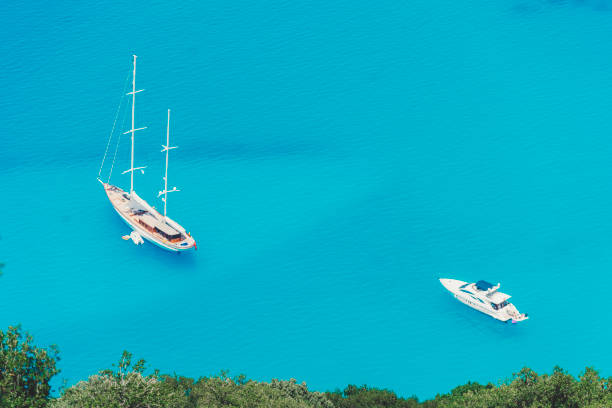 The harbour near Kalamota hotel on Kolocep Island, Croatia.