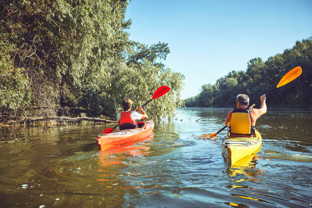 istock A canoe trip on the river in the summer. 826232274
