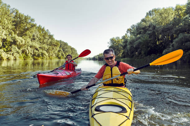 istock A canoe trip on the river in the summer. 826232278