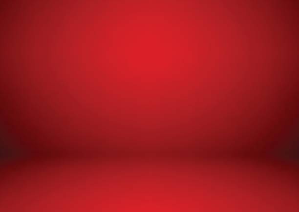 ilustrações de stock, clip art, desenhos animados e ícones de empty red studio room background, used as background for display your products - backgrounds wall white red