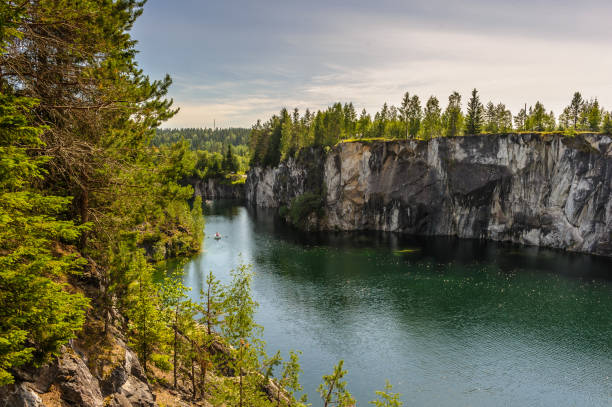 istock An inundated quarry of Ruskeala 826240232