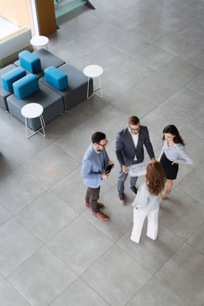 istock Group of business people collaborating and working on project 826240634