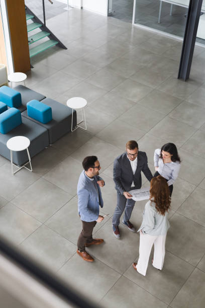 istock Professional business people working together on project 826240658