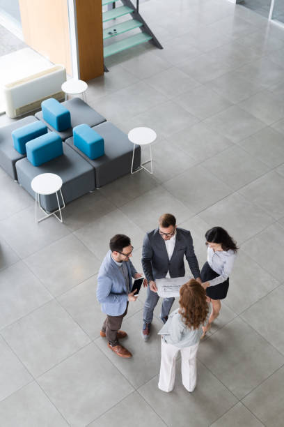 istock Professional business people working together on project 826240986