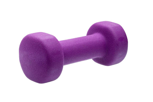 istock the violet a dumbbell Isolated. 826259558