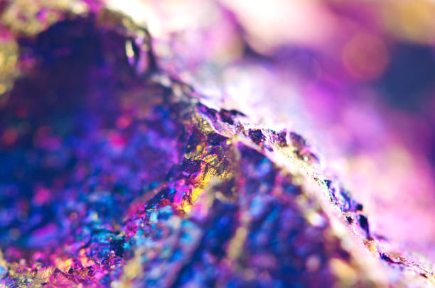 istock Colorful metal  Abstract background from natural mineral. Macro 826264028