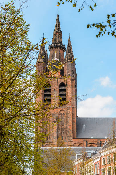 istock Oude Kerk, Old church, Delft, Netherlands 826265460